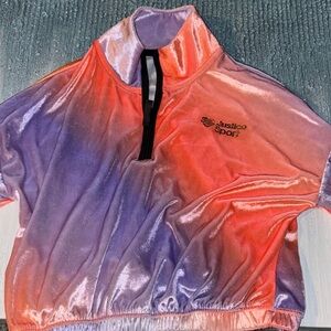 Justice Kids Puffer Jacket in Purple and Orange